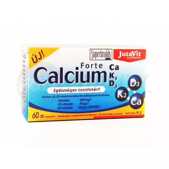 JUTAVIT CALCIUM FORTE CA/K2/D3/ TABLETTA 60DB