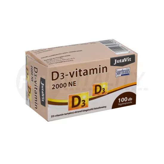 JUTAVIT D3-VITAMIN 2000NE LÁGYKAPSZULA  100DB