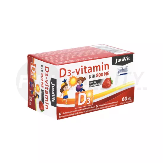 JUTAVIT D3-VITAMIN KID 800NE EPER ÍZŰ 60DB