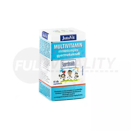 JUTAVIT MULTIVITAMIN IMMUNKOMPLEX TABLETTA GYEREKEKNEK 45DB