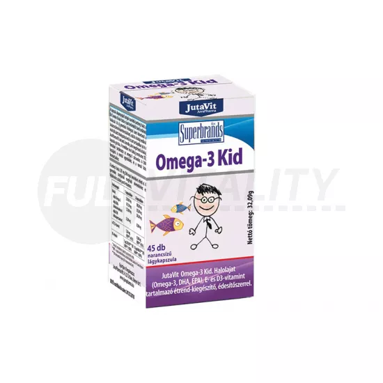 JUTAVIT OMEGA-3 KID RÁGÓKAPSZULA 45DB