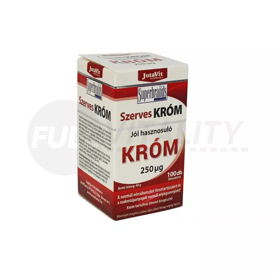 JUTAVIT SZERVES KRÓM 250 FILMTABLETTA 100DB