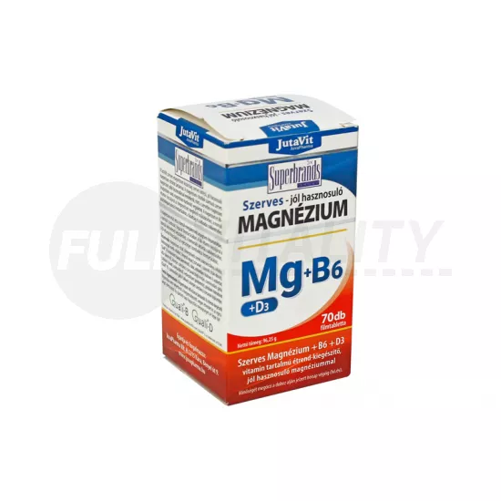 JUTAVIT SZERVES MAGNÉZIUM+B6+D3 70DB