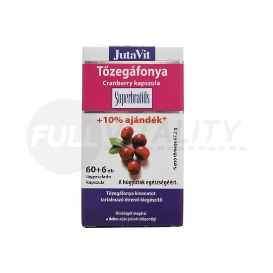 JUTAVIT TŐZEGÁFONYA KAPSZULA ARANYVESSZŐ KIVONATTAL 60+10DB