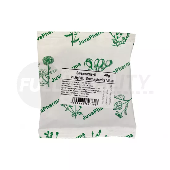 JUVAPHARMA TEA BORSOSMENTA LEVÉL SZÁLAS 40G