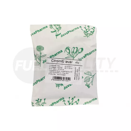 JUVAPHARMA TEA CITROMFŰ LEVÉL SZÁLAS 40G