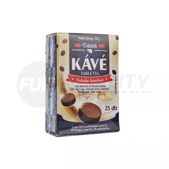 DULCIT KÁVÉTABLETTA 25DB