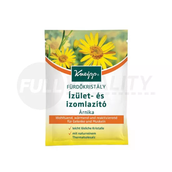 KNEIPP ÍZÜLET-ÉS IZOMLAZÍTÓ FÜRDŐKRISTÁLY ÁRNIKA 60G
