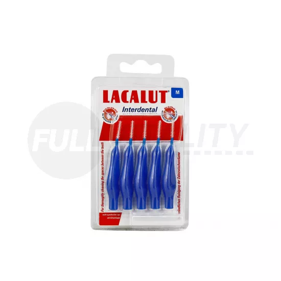 LACALUT INTERDENTAL FOGKÖZTISZTÍTÓ M KEFE VÉDŐKUPAKKAL 5DB