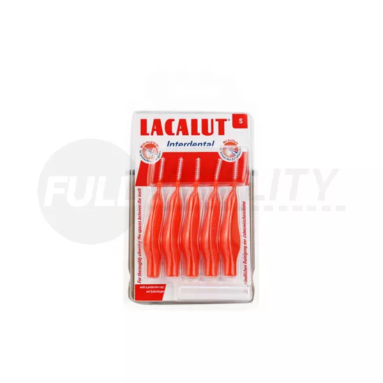 LACALUT INTERDENTAL FOGKÖZTISZTÍTÓ S KEFE VÉDŐKUPAKKAL 5DB
