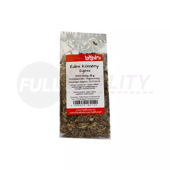 LAKSHMY ÉDESKÖMÉNY EGÉSZ 30G /TOLDI/