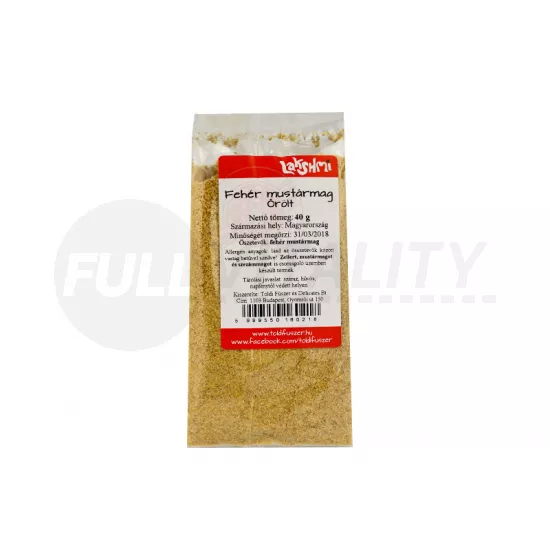 LAKSHMY FEHÉR MUSTÁR ŐRÖLT 40G /TOLDI/
