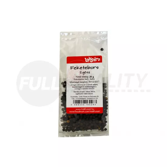 LAKSHMY FEKETEBORS EGÉSZ 30G /TOLDI/