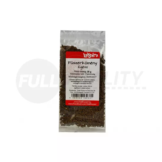 LAKSHMY FŰSZERKÖMÉNY EGÉSZ 30G /TOLDI/