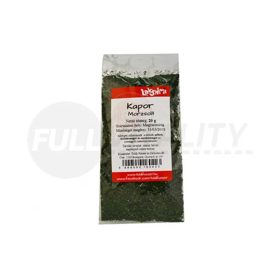 LAKSHMY KAPOR MORZSOLT 20G /TOLDI/