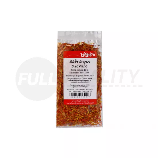 LAKSHMY SÁFRÁNYOS SZEKLICE EGÉSZ 10G /TOLDI/
