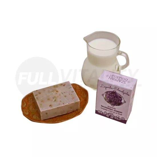 LEGENDA LEVENDULÁS KECSKETEJES SZAPPAN NYUGTATJA A BŐRT ÉS AZ ELMÉT 95G