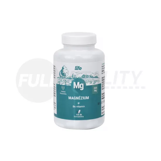 LIFE MAGNÉZIUM+B6 VITAMIN FILMTABLETTA 150DB