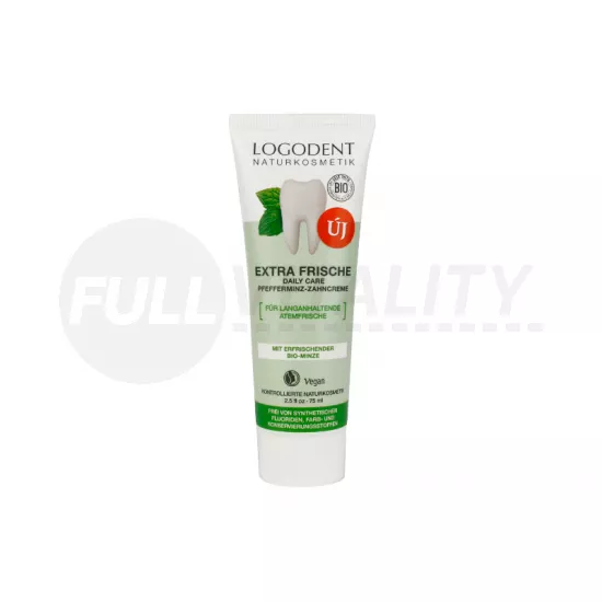 LOGODENT EXTRA FRISCHE DAILY CARE FOGKRÉM BORSMENTÁVAL 75ML