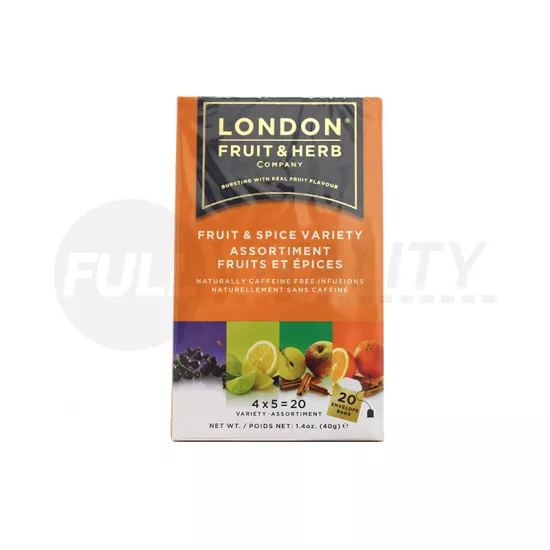 LONDON GYÜMÖLCS FŰSZERES KOFFEINMENTES TEA 20DB