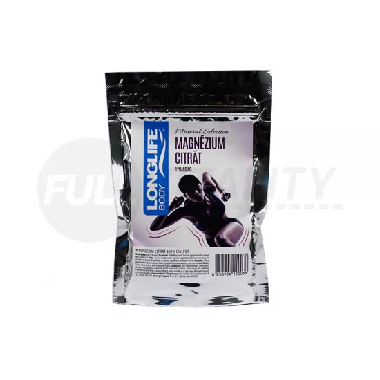 LONGLIFE MAGNÉZIUM CITRÁT ITALPOR 120G