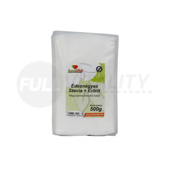 LOVE DIET ÉDES NÉGYES STEVIA+ERITRIT 500G