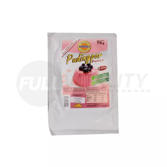 DIA-WELLNESS CSÖKKENTETT SZÉNHIDRÁTTARTALMÚ PUDINGPOR PUNCS LAKTÓZMENTES 70G