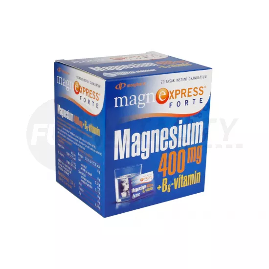 INNOPHARM MAGNEXPRESS FORTE 400MG+B6-VITAMIN GRANULÁTUM 20DB