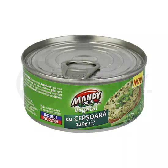 MANDY NÖVÉNYI PÁSTÉTOM ZÖLDHAGYMÁS 120G