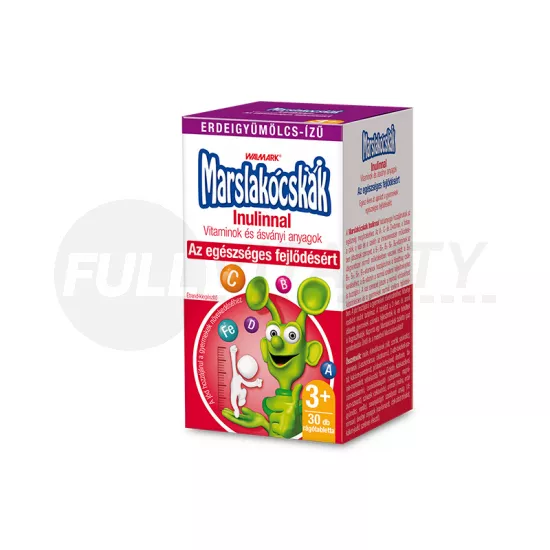 MARSLAKÓCSKÁK INULIN ERDEI GYÜMÖLCS ÍZŰ RÁGÓTABLETTA 30DB