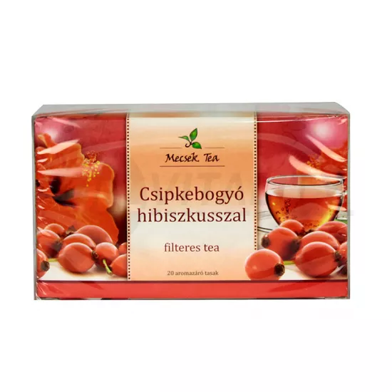 MECSEK TEA CSIPKEBOGYÓ HIBISZKUSSZAL FILTERES 20DB
