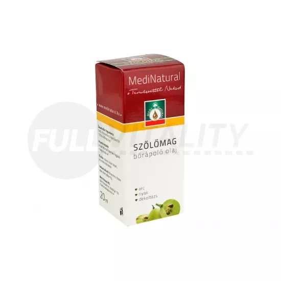 MEDINATURAL BŐRÁPOLÓ OLAJ SZŐLŐMAG 20ML