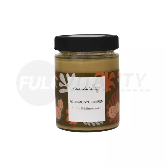 MENDULA FÖLDIMOGYORÓKRÉM - 100% FÖLDIMOGYORÓ VEGÁN 330G