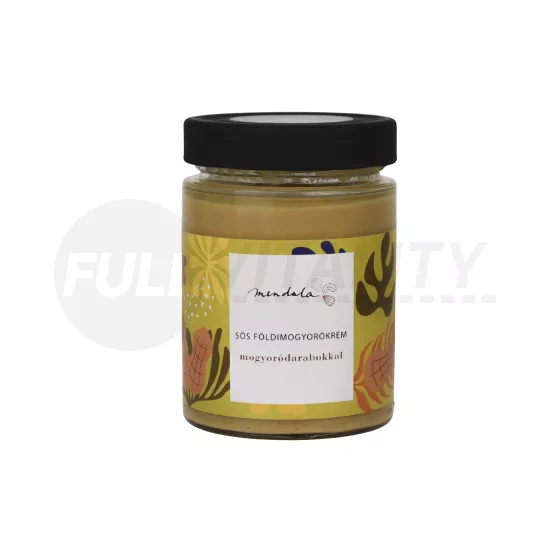 MENDULA FÖLDIMOGYORÓKRÉM - SÓS MOGYORÓDARABOKKAL VEGÁN 330G