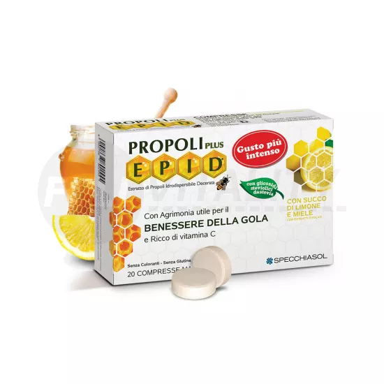NATUR TANYA SPECCHIASOL EPID MÉZES-CITROMOS PROPOLISZ SZOPOGATÓS TABLETTA 20DB