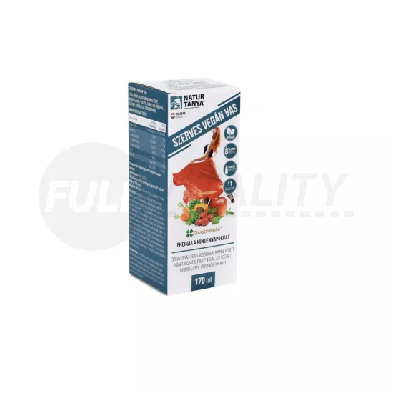 NATUR TANYA SZERVES VEGÁN VAS SZIRUP 170ML