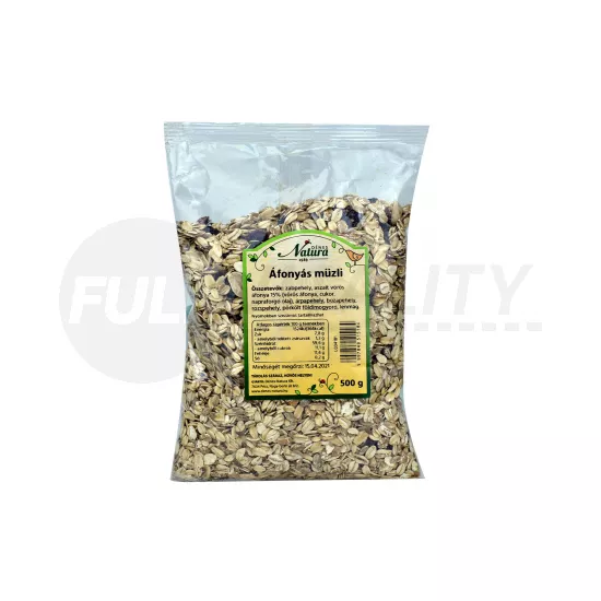 DÉNES NATURA ÁFONYÁS MÜZLI 500G