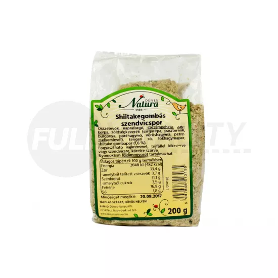 DÉNES NATURA SZENDVICSKRÉMPOR SHIITAKE GOMBÁS 200G