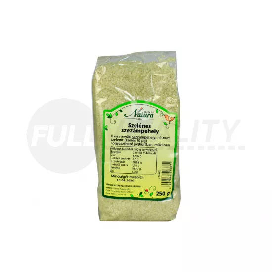 DÉNES NATURA SZEZÁMPEHELY SZELÉNES 250G