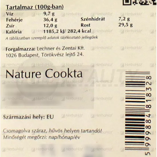 NATURE COOKTA MANDULALISZT 250G