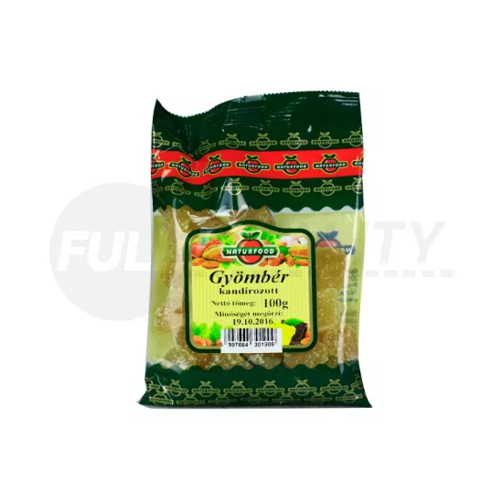 NATURFOOD KANDÍROZOTT GYÖMBÉR 100G