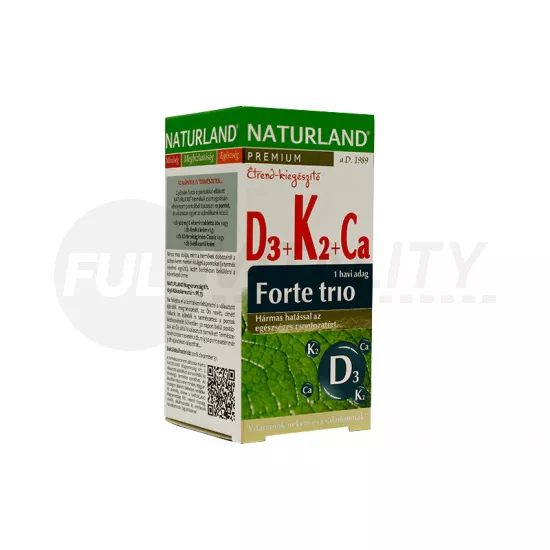 NATURLAND D3+K2+CA FORTE TRIO TABLETTA 30DB