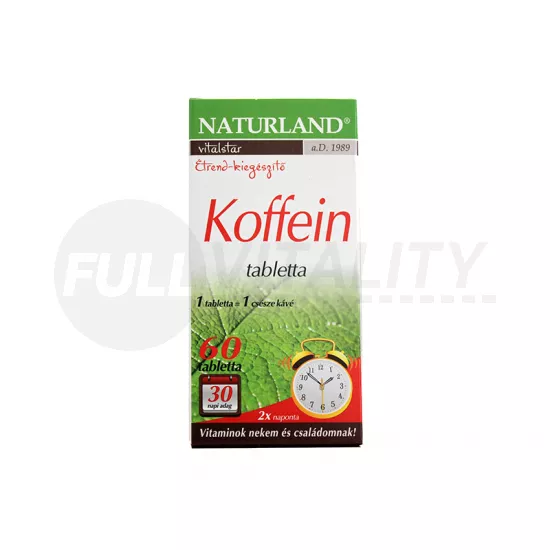 NATURLAND KOFFEIN TABLETTA 60DB