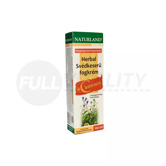 NATURLAND SVÉDKESERŰ FOGKRÉM+C-VITAMIN 100ML