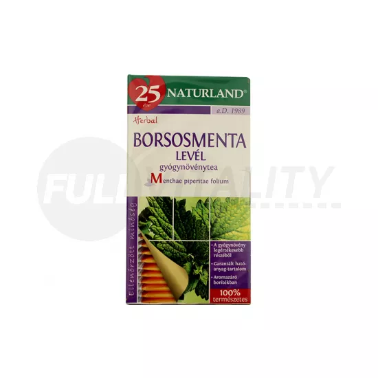 NATURLAND TEA BORSMENTA FILTERES 25DB