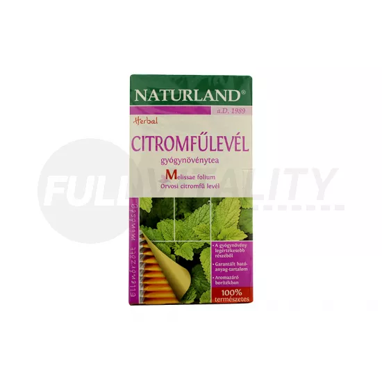 NATURLAND TEA CITROMFŰ FILTERES 25DB