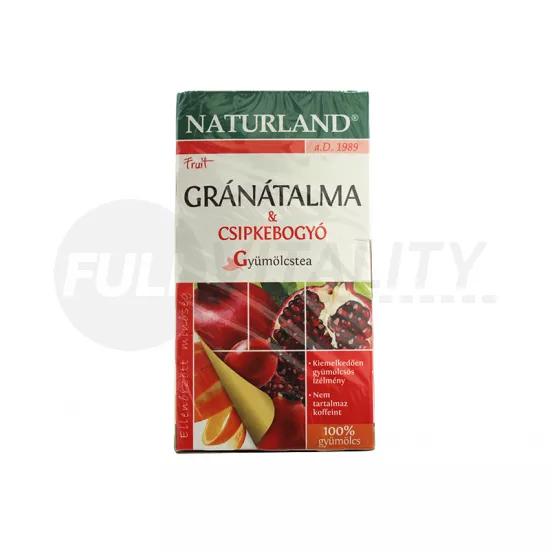 NATURLAND TEA GRÁNÁTALMA-CSIPKEBOGYÓ FILTERES 20DB
