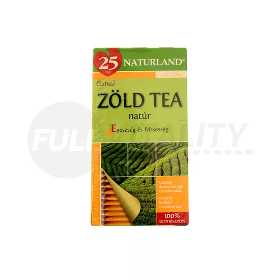 NATURLAND ZÖLD TEA NATÚR FILTERES 20DB