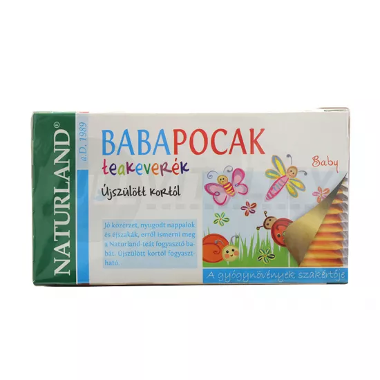 NATURLAND TEAKEVERÉK BABAPOCAK FILTERES 20DB