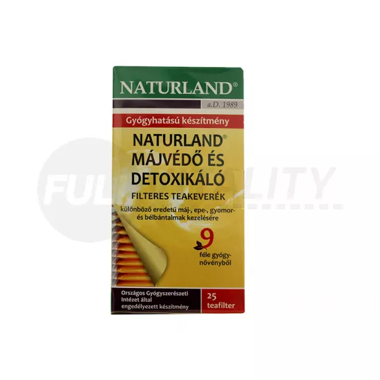 NATURLAND TEAKEVERÉK MÁJVÉDŐ FILTERES 25DB